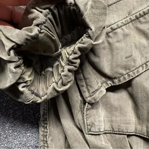 Free People Utility Military Green Jacket Size Small - Picture 6 of 11